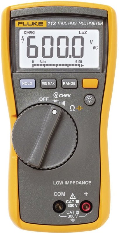 Fluke - 113 Hand-Multimeter digital cat iii 600 v Anzeige (Counts): 6000