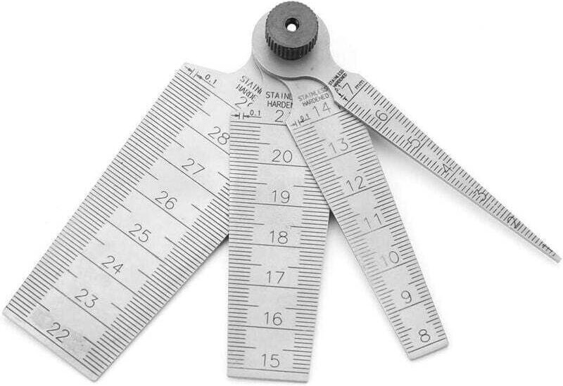 Jauge Conique en Acier Inoxydable pour Soudage, Outil d'Inspection de Trou et Mesure de Gaps Taille Précise