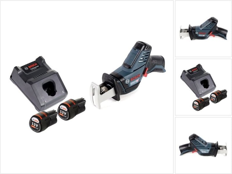 Bosch Professional - Bosch gsa 12V-14 Akku Säbelsäge 12 v + 2x Akku 2,0 Ah + Ladegerät