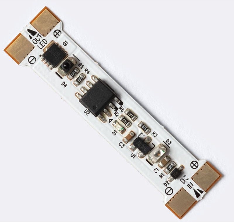Ledkia - Mini Dimmer Kontaktlos mit Bewegung für led Streifen 5V/24V dc Einfarbig