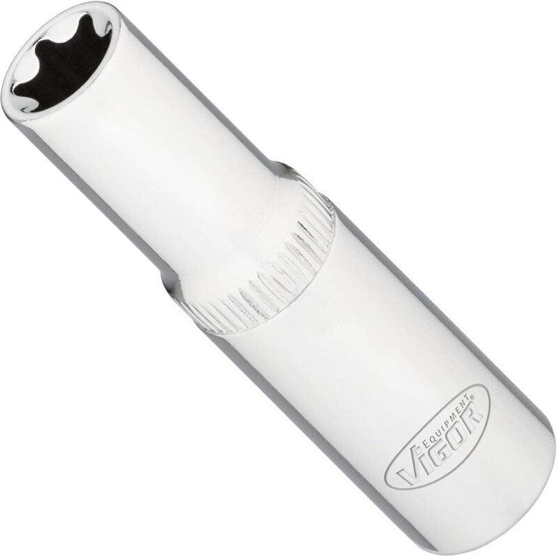 T Steckschlüsseleinsatz ∙ lang ∙ V7014-12 ∙ 3/8 Zoll (10 mm) Vierkant hohl ∙ Außen torx® Profil ∙ sw E12