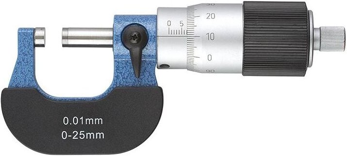 Fervi - Externe Zentesimalmikrometer 0 - 25 mm m022/00/25