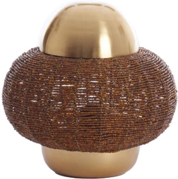 Tischlampe - Cetara - braun - metall - - Light&living