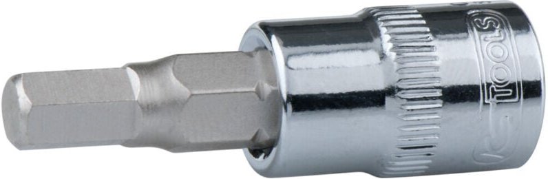 Ks Tools 918.1464 1/4'' chrome Bit-Stecknuss Innensechskant, 6mm