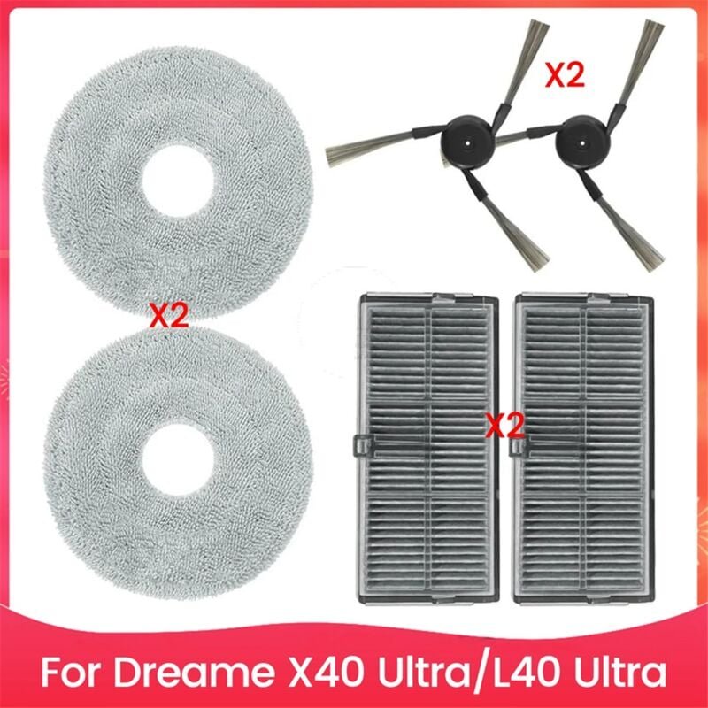 Roboter-Staubsauger Seitenbürste Hepa-Filter Mopptuch Zubehör