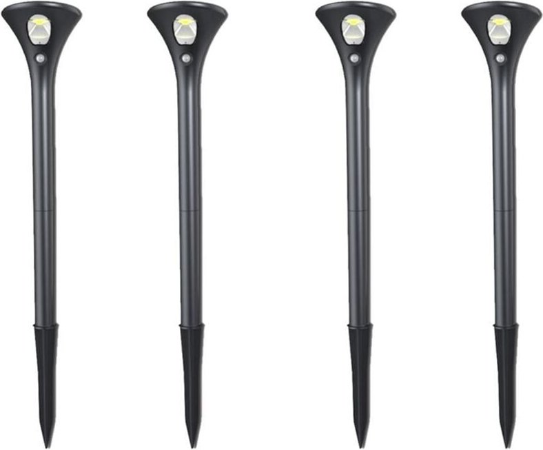 Solar-Spotlights für den Außenbereich, 4er-Pack, LED-betrieben, für den Außenbereich, mit Bewegungsmelder, automatisches...