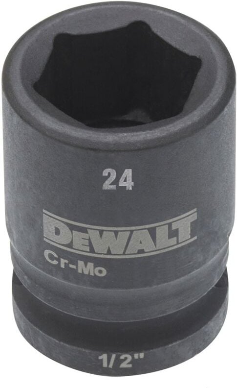 DEWALT Steckschlüssel kurz 24mm 1/2 schlagfest