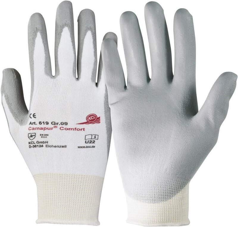 Honeywell - 061908941E Handschuhe Camapur Comfort 619+ Größe 8 weiß/grau en 388 ps