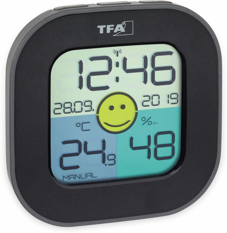 TFA Digitales Thermo-Hygrometer Fun, 30.5050.01, schwarz