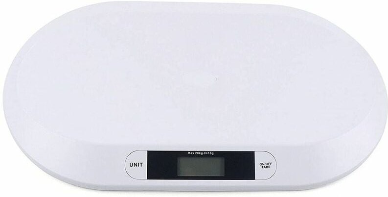 Digitale Babywaage Babywaage mit rutschfesten Füßen und Lineal LCD-Bildschirm Tarafunktion Automatische Abschaltung bis ...