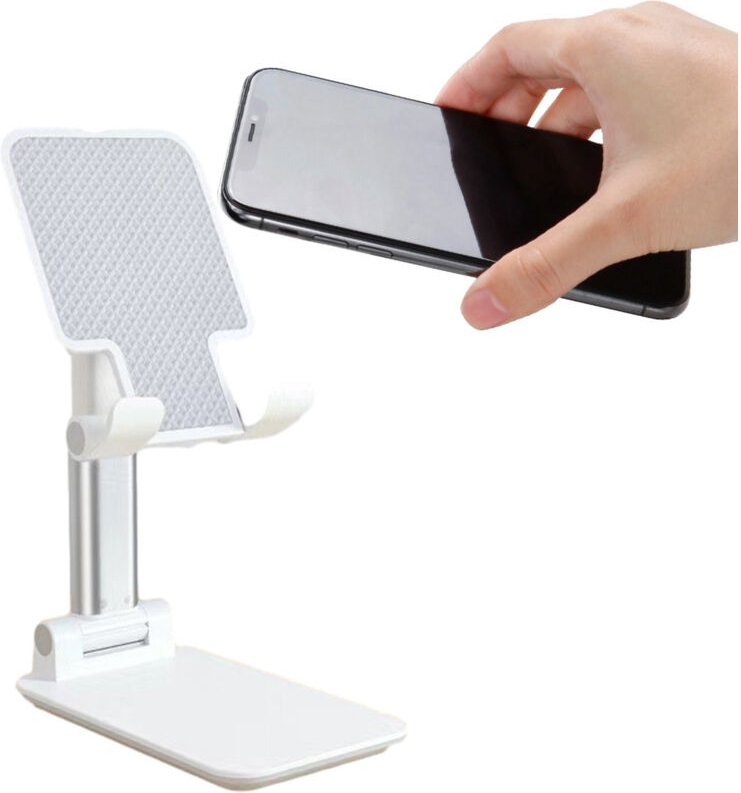 Tisch-Handyhalterung, kompatibel mit den meisten Handys und Tablets.