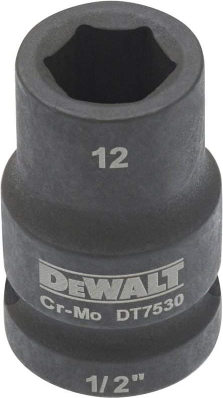 DeWalt Steckschlüssel kurz 12 mm 1/2 schlagfest
