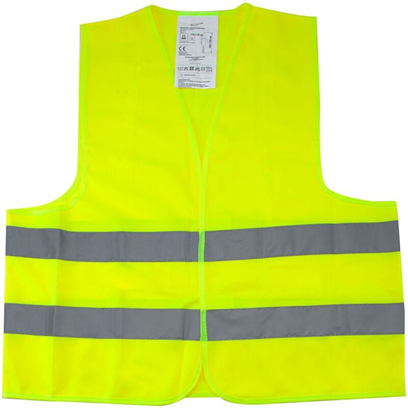 Warnweste universal gelb xl Autowarnweste Leuchtweste Warnschutz - Trendline