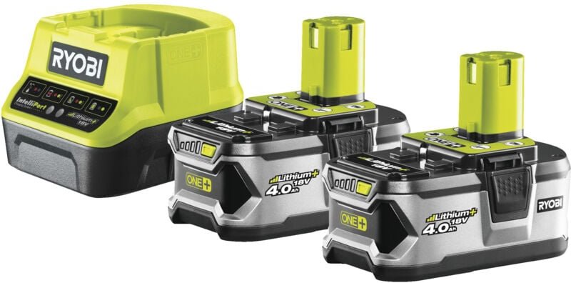 Ryobi RC18120-240 Batterie-Kit-Ladegerät 18V ONE+ 2x4,0 Ah