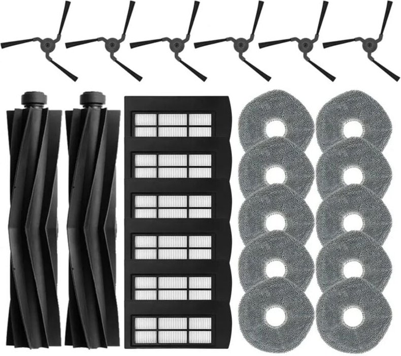 Für X9 Pro Wichtigsten Seite Pinsel Hepa-Filter Mopp Tuch Roboter Staubsauger Ersatz Teile