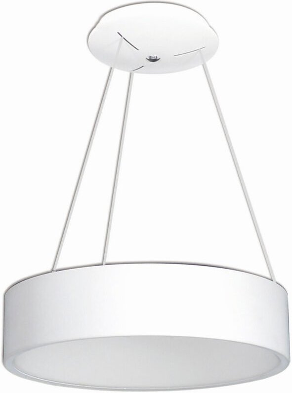 Naeve CARLA Dimmbare LED-Deckenleuchte, zylindrisch, 45 cm, Weiß, 2700–6000 K, Fernbedienung