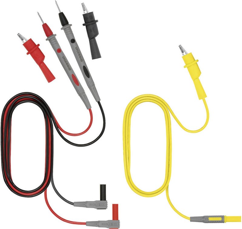 Weidmuller - Weidmüller zub temphaser Sicherheits-Messleitungs-Set Lamellenstecker 4 mm Abgreifklemmen, Prüfspitz