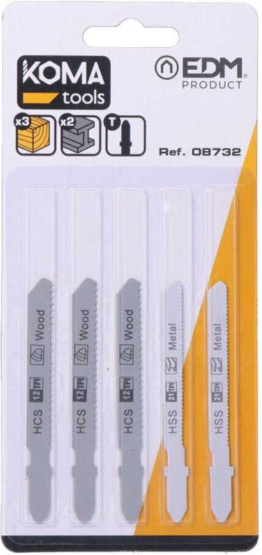 5 Blätter koma - für Stichsäge 08705 - 08732