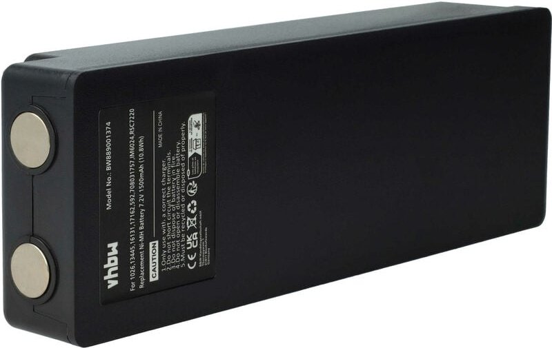 Vhbw - Akku Ersatz für Palfinger IM6024, RSC7220 für Industrie-Funkfernsteuerung Fernbedienung (1500 mAh, 7,2 v, NiMH) -...