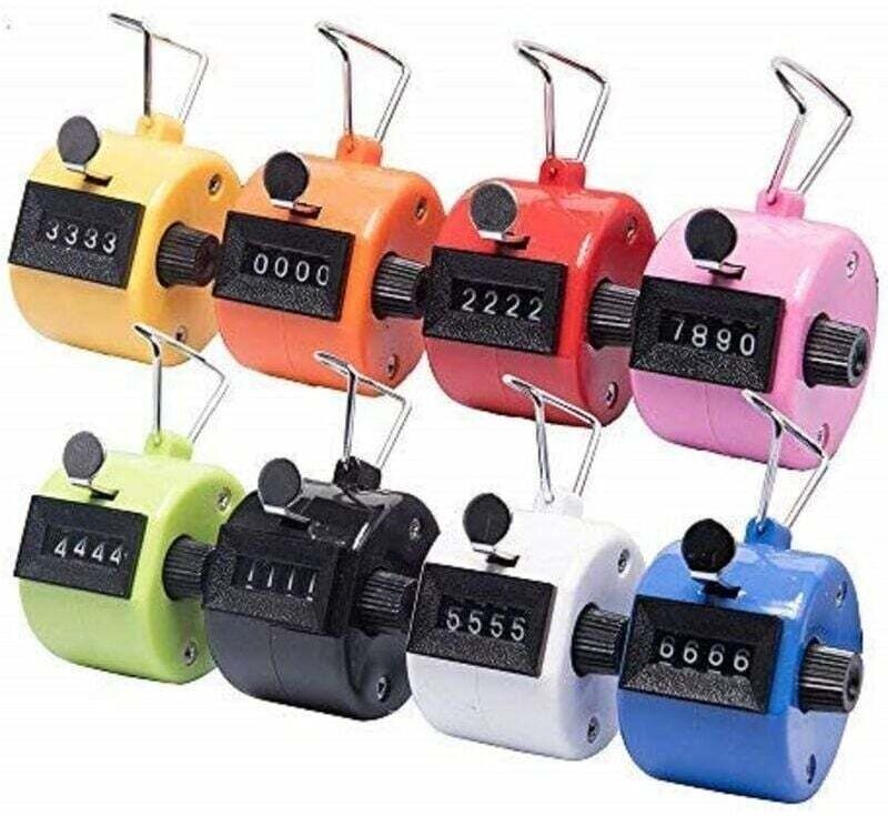 8-teiliger manueller Zähler - Batterieloser mechanischer Schrittzähler