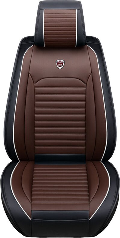 Four Season Universal Auto-Vordersitzkissenbezug (Kaffee, wasserdicht-Deluxe Edition) Fantablau