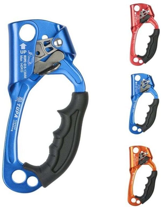 Steigklemme, Steigklemmengriff, Kletterseilwerkzeug, Ausrüstung für Klettern und Baumpflege, warmgeschmiedetes