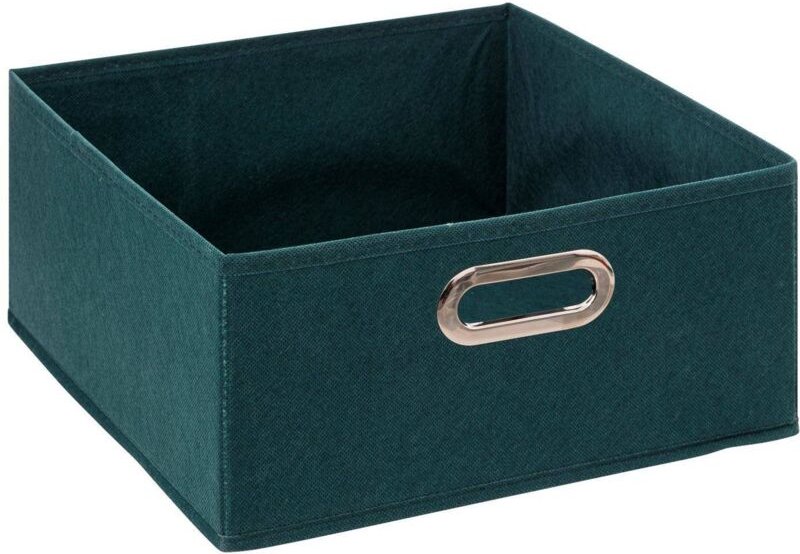 Korb velours 31x15cm mix n modul petrolblau - 5five