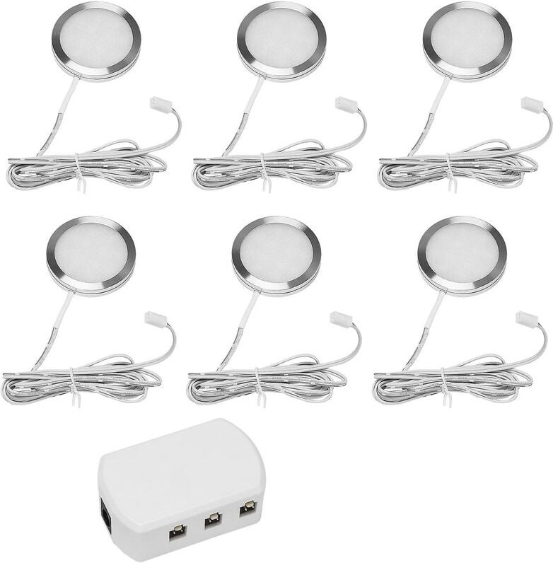 6 Stück Dc12 v 2,5 w LED-Licht, Kabinen-Deckenleuchte, Auto, Wohnmobil, kühles weißes Licht, 6000 k