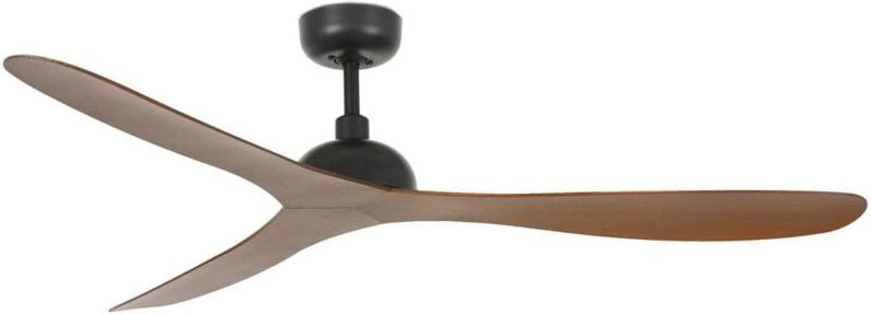 Gotland Deckenventilator schwarz/holz