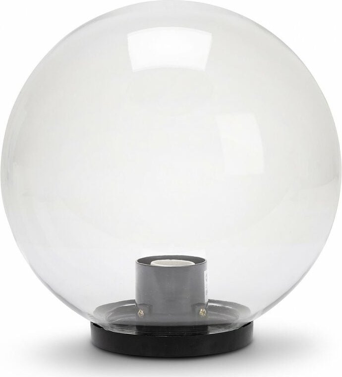 Lgvshopping - velamp SPH255 apolux Kugel für den Außenbereich aus pmma, 250 mm Anschluss, E27, transparent