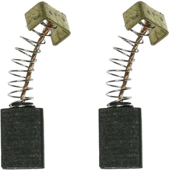 Trade-shop - 2x Motorkohlen Kohlebürsten Schleifkohlen 5x8x12mm kompatibel mit Einhell hec 551 Heckenschere, Royal hec 5...