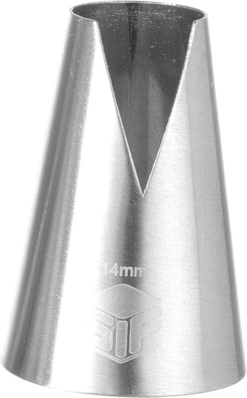 Spritztülle für Spritzbeutel zur Dekoration BUCHSTABE V 14mm - HENDI 551233