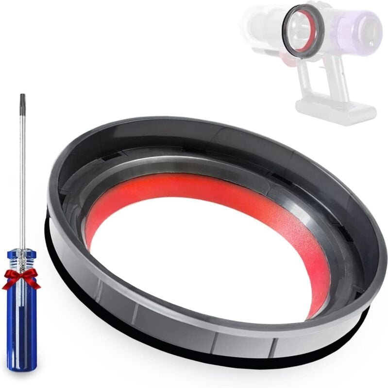 Fester Dichtungsring für Dyson V11 V15 SV14 SV15 SV22 Staubsauger-Ersatzzubehör, fester Staubbehälter mit T8-Torx-Schrau...