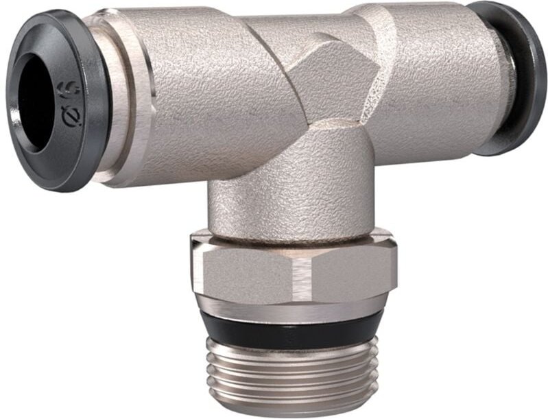 T-Steckverschraubung »universal short«, drhb. 1/4, Schl.8 - Riegler