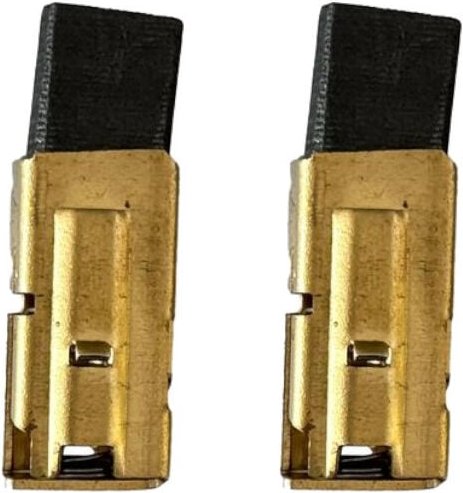 Thumbnail - Trade-shop - 2x Motorkohlen Kohlebürsten Schleifkohlen 5 x 10mm mit Halter für Metabo be 1020, be 1100, bev 1300-2, sbe ...