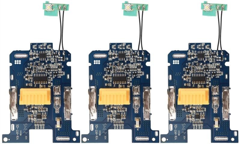 3Pcs BL1830 Li-Ion Batterie pcb Lade Schutz Bord für 18V Power Tool BL1815 BL1860 LXT400 Bl1850