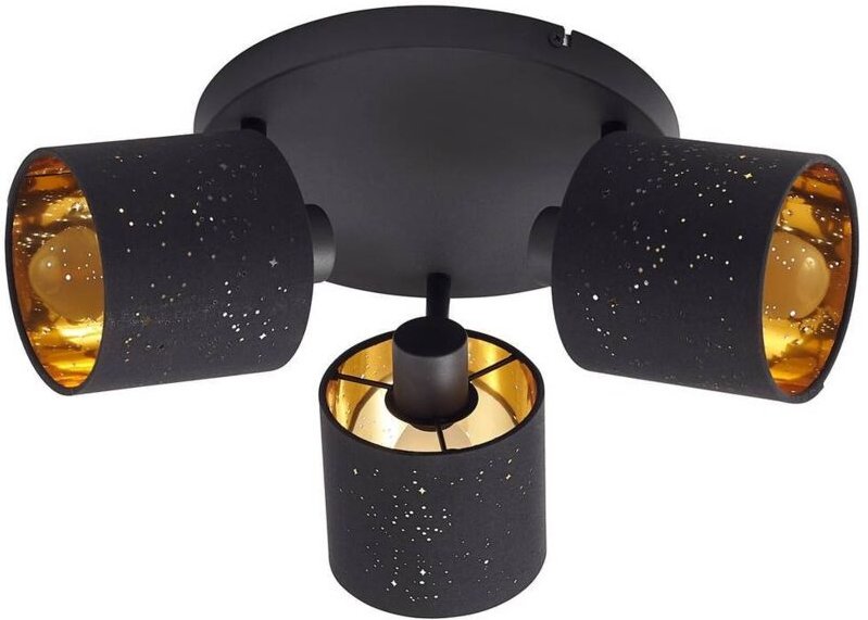 Thumbnail - Lindby - Deckenlampe 'Vasilia' aus Textil für Wohnzimmer & Esszimmer von