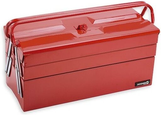 Werkzeugkasten, Metall, 5 Tabletts (495 x 200 x 230 mm) Dogher 026-001