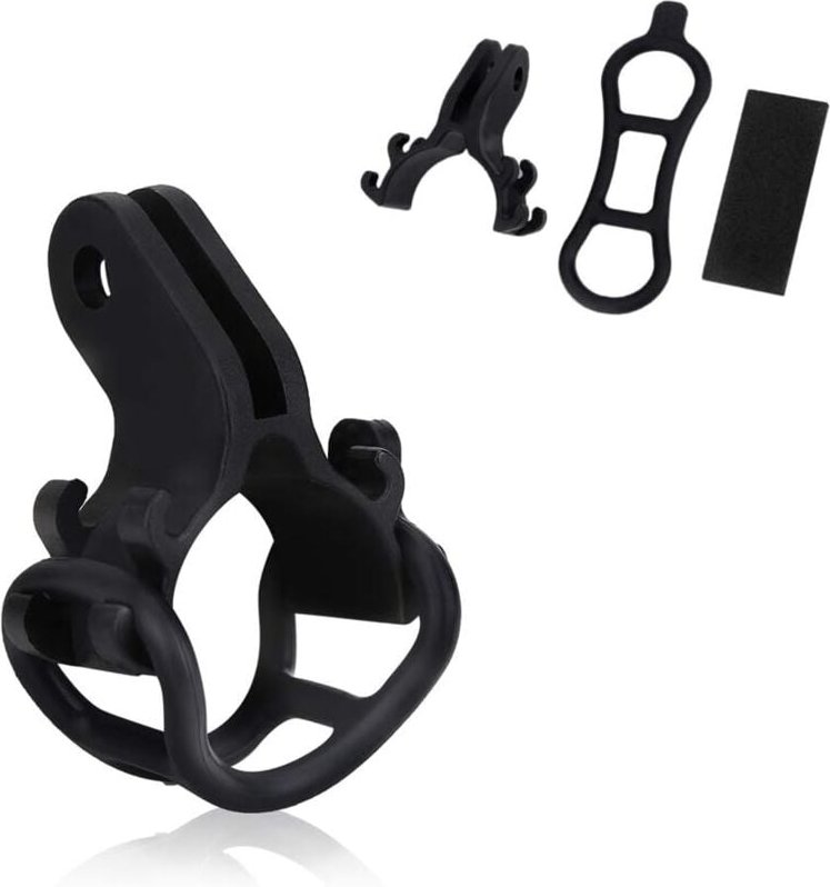 Thumbnail - Memkey - Fahrrad-Taschenlampen-Halterung, universeller stabiler Fahrrad-Lenker, Taschenlampen-Halterung, Licht-Clip, Fah...