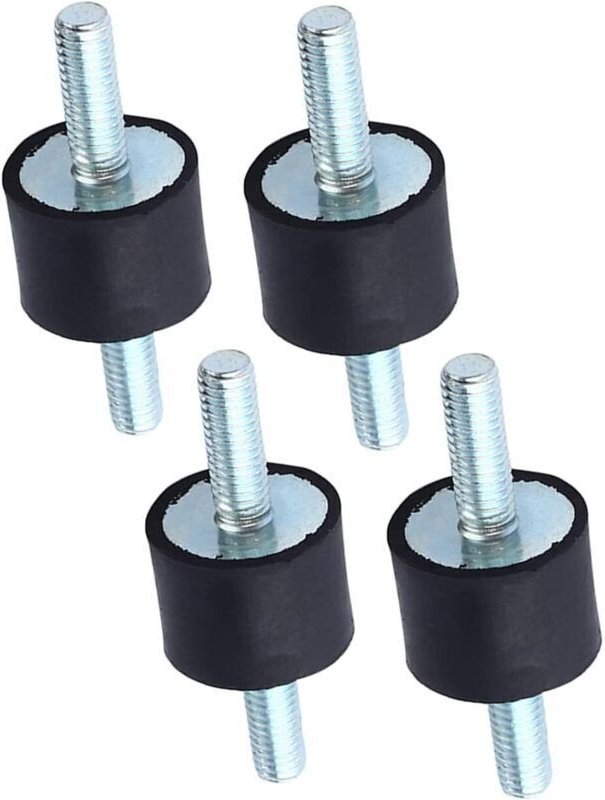 4 pezzi M6 Supporti isolanti in gomma per compressore d'aria Pompa ammortizzatore Isolatore antivibrazioni con viti 20x1...
