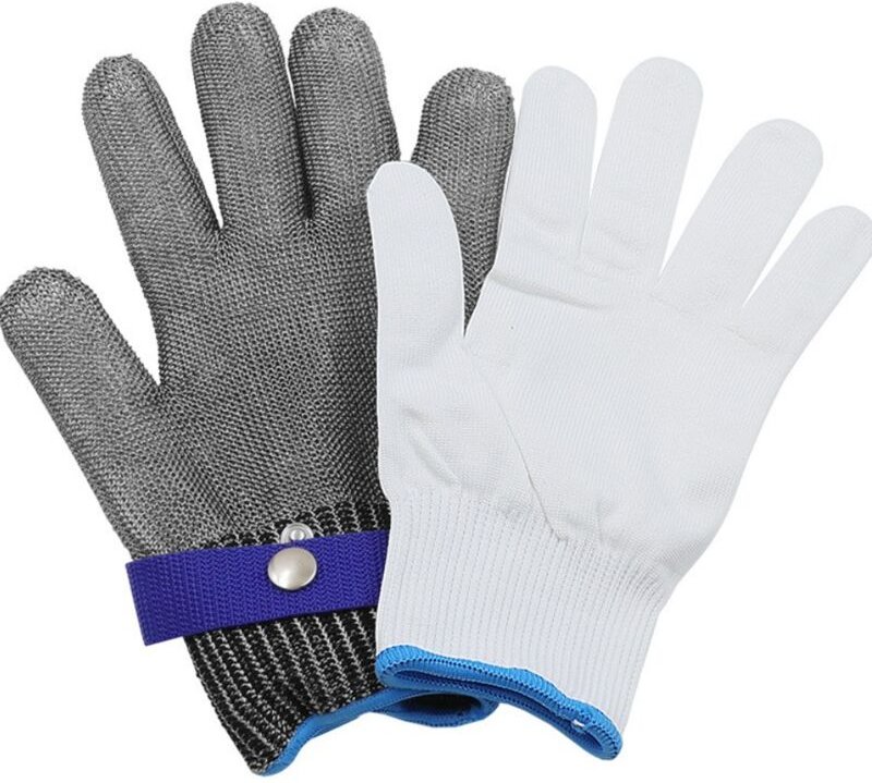 Schnittfeste Arbeitshandschuhe, Klasse 5, Herren-Sicherheitshandschuhe, Küche, Metzgerei, Arbeiten im Freien.