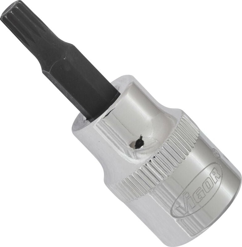 Thumbnail - Innenvielzahn Schraubendreher-Einsatz ∙ xzn ∙ V6106 ∙ 3/8 Zoll (10 mm) Vierkant hohl ∙ Innen Vielzahn Profil xzn ∙ sw M5