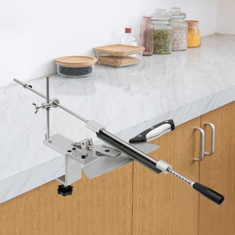 Professioneller Messerschärfer Messerschärfer mit 6 Schleifsteinen Einstellbar von 9 bis 26 Grad