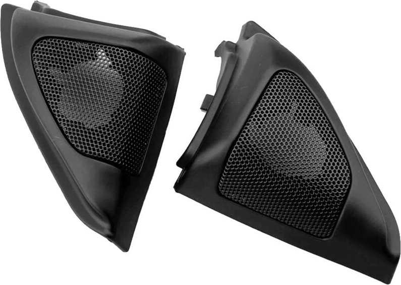 Tlily - Auto TüR Verkleidung Audio Horn Abdeckung HochtöNer Dreieckige Lautsprecher Trim für 2003 2004 2005 2006