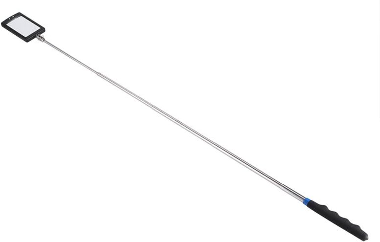 360 Grad schwenkbarer Teleskopspiegel, flexibler und bequemer Griff, Verlängerungswerkzeug, verstellbare Inspektionsspie...