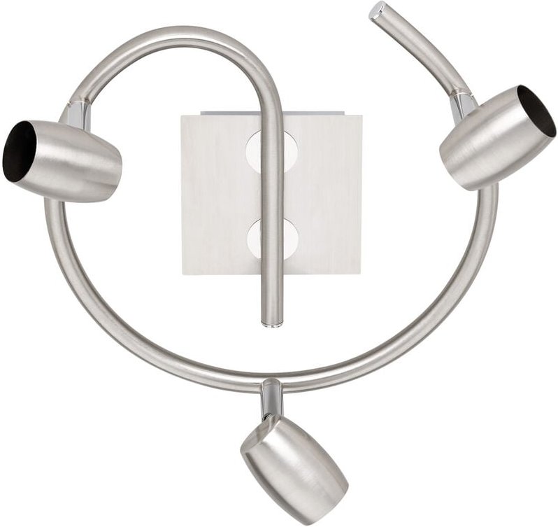 Trio - Deckenstrahler michael Silber 3-flammig, Rondell ø 25,5cm