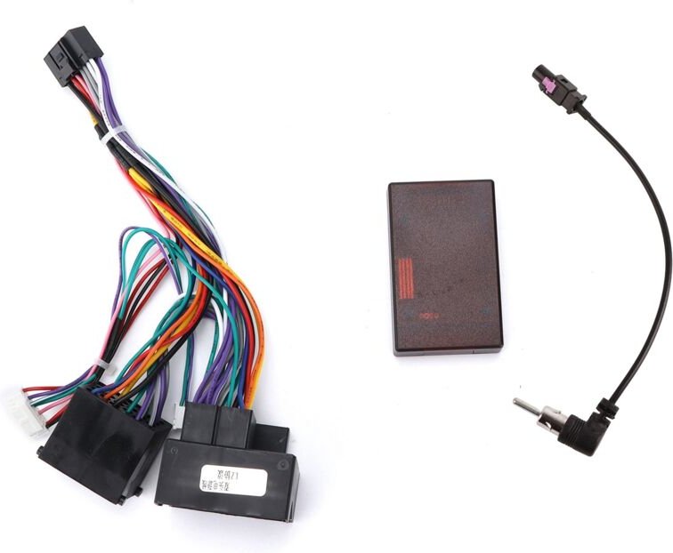 Autoradio-Kabelbaum, Autoradio-Kabelbaum, Kfz-Stromkabel-Audio-Kabelbaumadapter mit CAN-Bus-Box-Ersatz