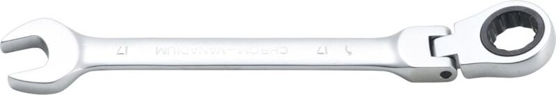 Ratschenring-Maulschlüssel abwinkelbar sw 17 mm