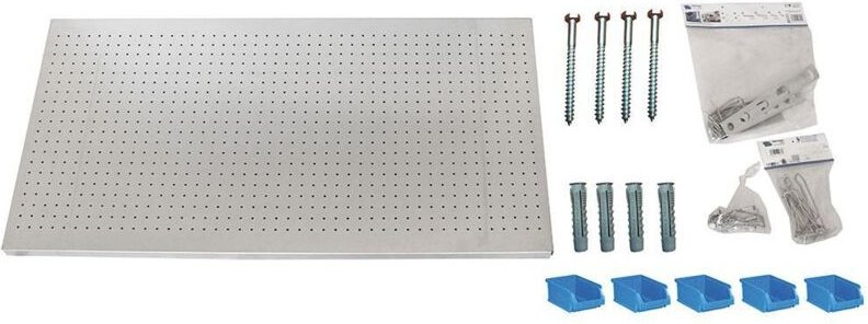 Simonrack Wandaufbewahrungspanel silbernes verzinktes Metall