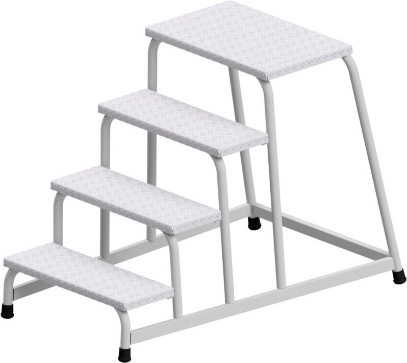 Hymer Maschinentritt mit großer Plattform 4 Stufen